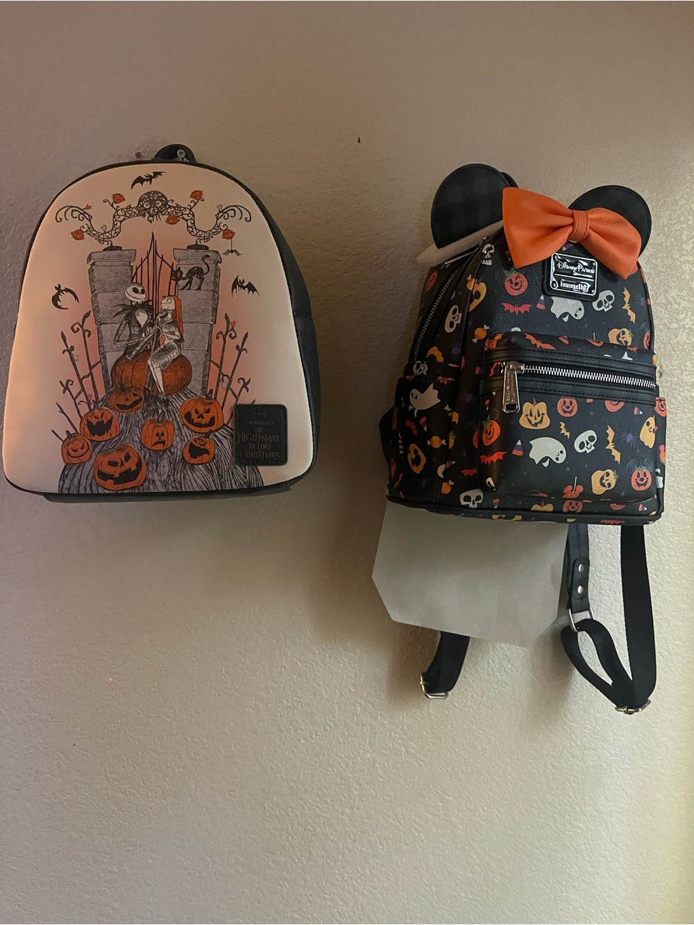 loungefly halloween nightmare before christmas backpack bundle